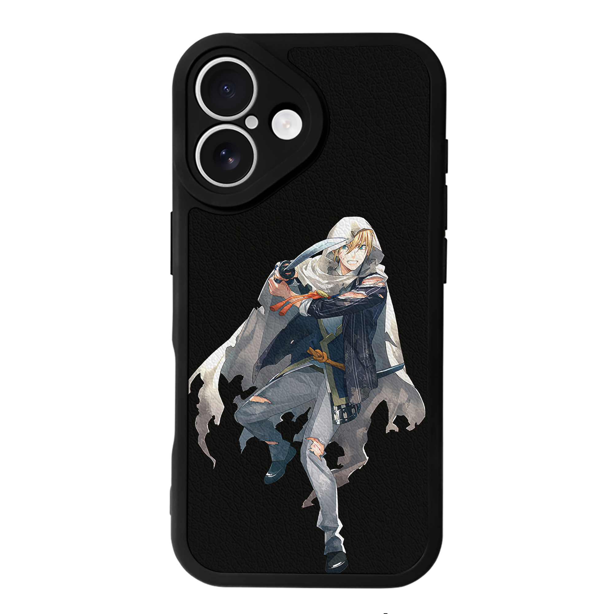 （画像用） 刀剣乱舞 Touken Ranbu 【iPhone 16シリーズ対応】シリコンスマホケース（レザー調） 材質：シリコン